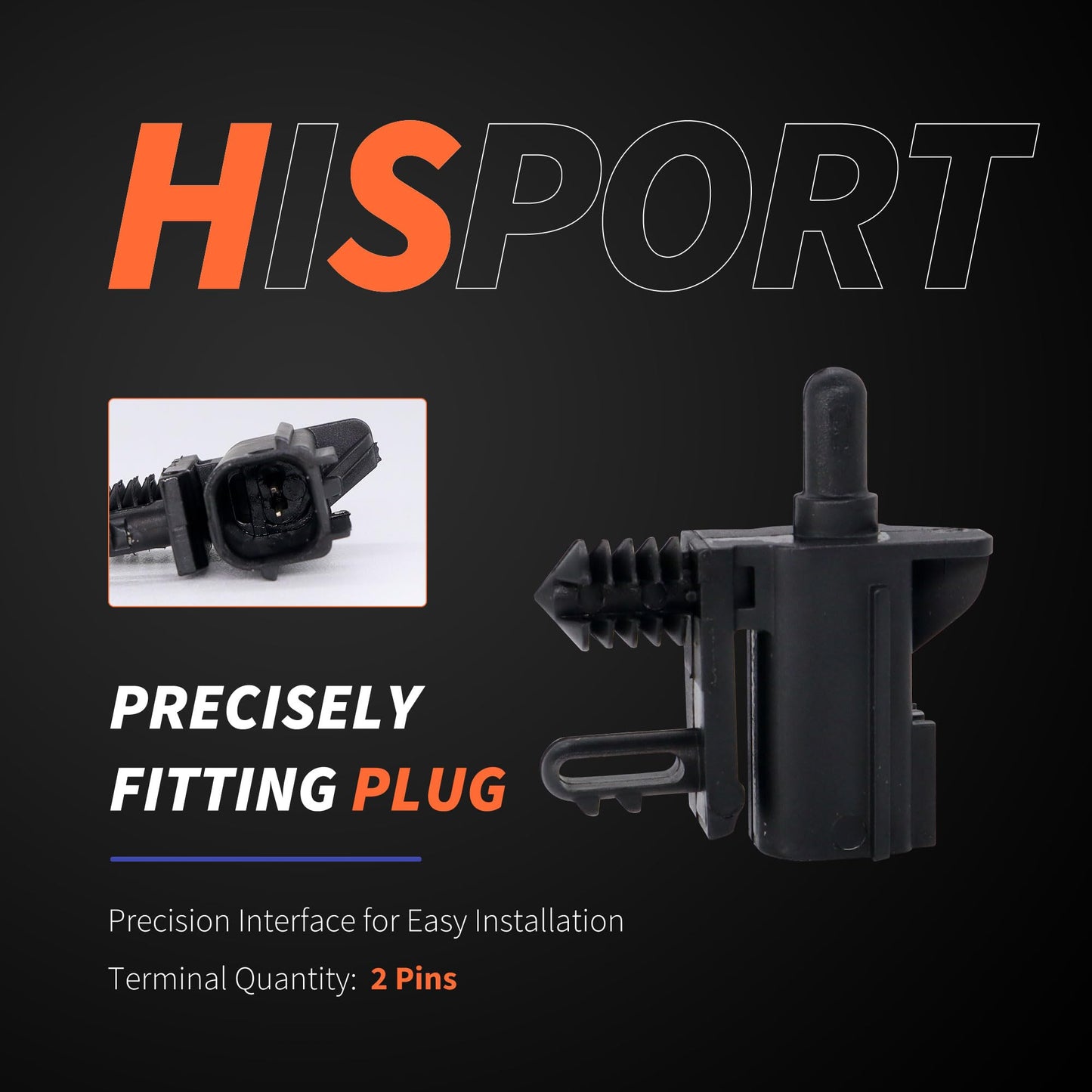 HiSport Car Ambient Air Temperature Sensor Compatible with Ford Edge 2011-2023 Escape 2013-2023 Explorer 2011-2015 F-150 2011-2019 Lincoln Continental 2017-2020 Replaces AU5Z-12A647-B AU5Z12A647B