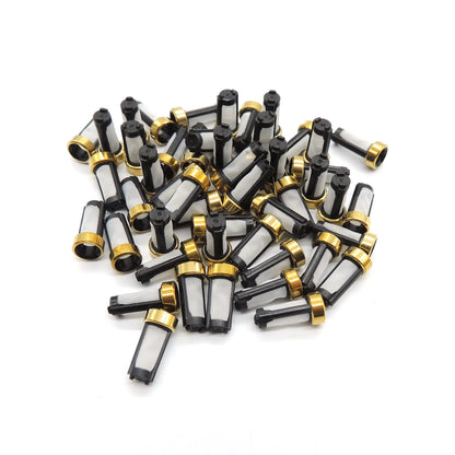 HiSport Fuel Injector Seal Kits Filter Baskets Universal Repair Set CF107 [50 Set]