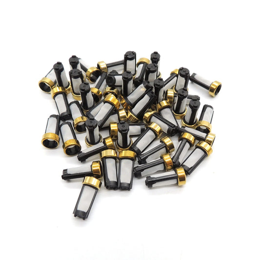 HiSport Fuel Injector Seal Kits Filter Baskets Universal Repair Set CF107 [50 Set]