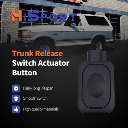 HiSport Trunk Release Switch Actuator Button - Compatible with Ford Lincoln Mercury Replaces 1L2T-14K147-AA SW-5855