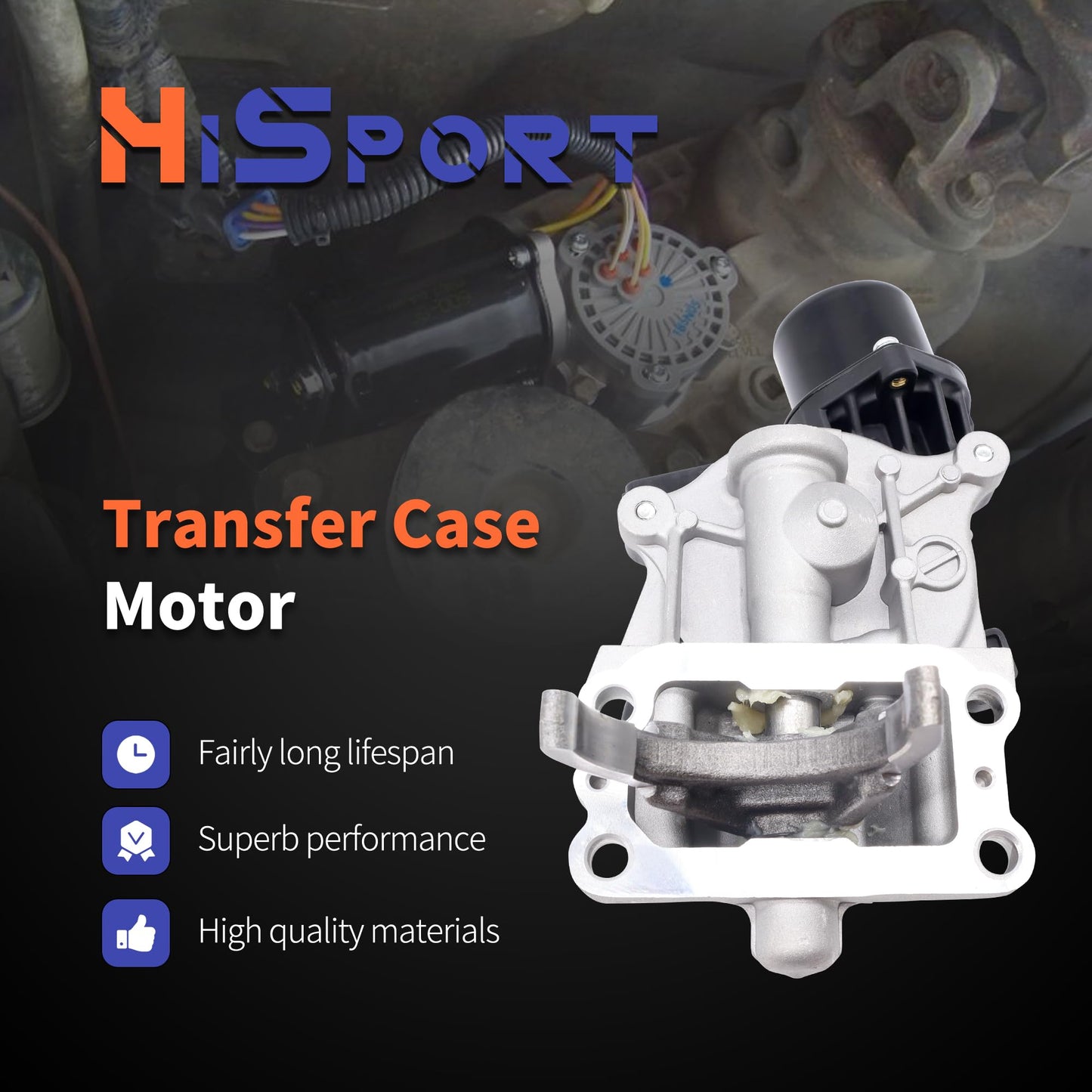 HiSport 4WD Front Differential Lock Actuator - Compatible with Toyota Sequoia 2008-2022 Tundra 2007-2021 - Replace 600-420 41400-34020