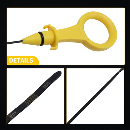 HiSport Engine Oil Dipstick - Compatible with Audi A3 A3 Quattro Q3 Q3 Quattro TT TT Quattro; Volkswagen Beetle CC Tiguan Jetta Passat CC Replacement 06H115611E 06J115611F