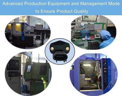 Throttle Position Sensor(TPS) 4874371AD - Compatible with Dodge Ram Pickup Durango Jeep Liberty Commander Wrangler Replace 5019411AB TH415 TH266 5019411AA 5086203AA