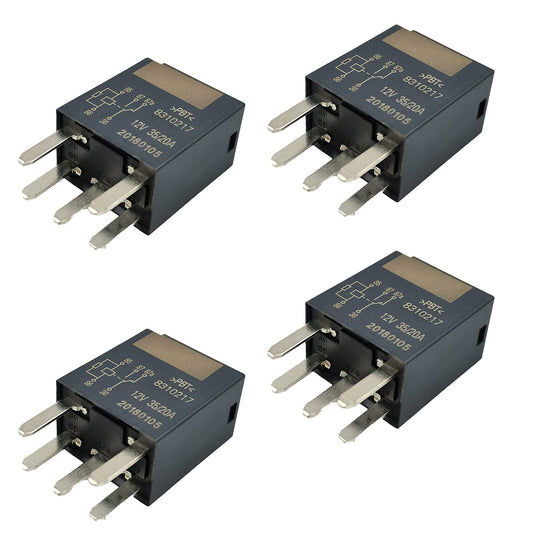 HiSport Power Relay 12077866 12V 35/20A Compatible with Buick,Cadillac,Chevrolet,GMC,Hummer More £¨4 Pack£©