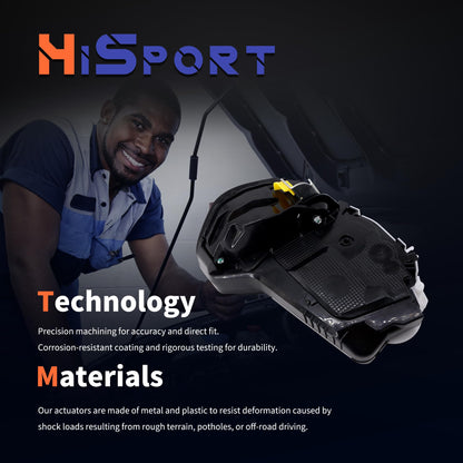 HiSport 72650-T0A-H01 Power Door Lock Actuator Rear Left - Compatible with Honda Accord Sedan 4 Doors 2013 2014 2015 2016 2017