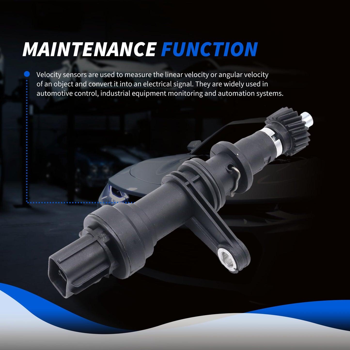 HiSport Transmission Speed Sensor - Compatible with Honda Civic Del Sol Civic Replaces 78410-S04-901 78410S04901 917638