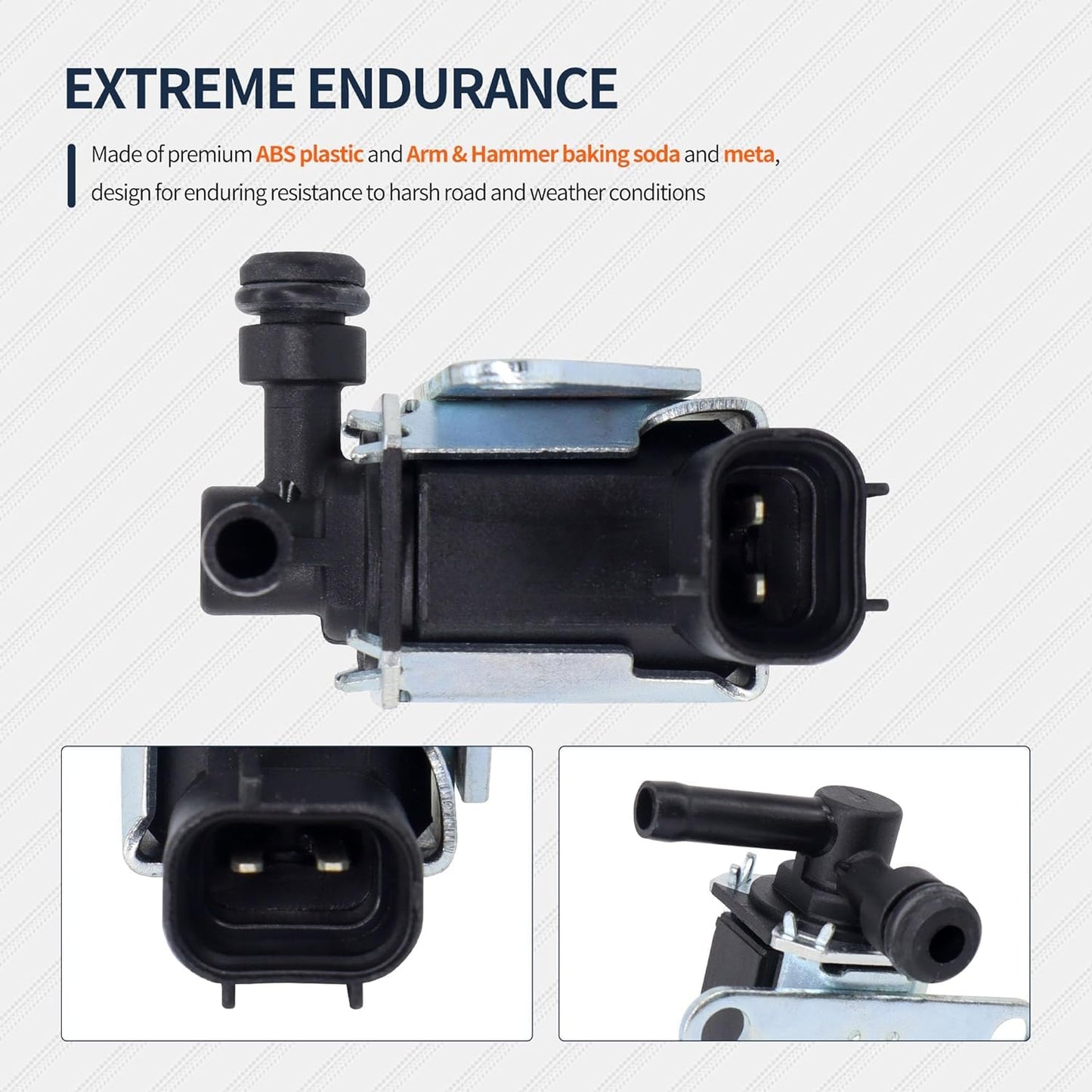 HiSport Vapor Canister Purge Solenoid Valve 14930-EN20A - Compatible with Nissan NV200 2.0L 2013-2016 Cube 1.8L 2009-2014 Sentra 2.0L 2007-2012 Versa 1.6L 2009-2012 & 1.8L 2007-2012