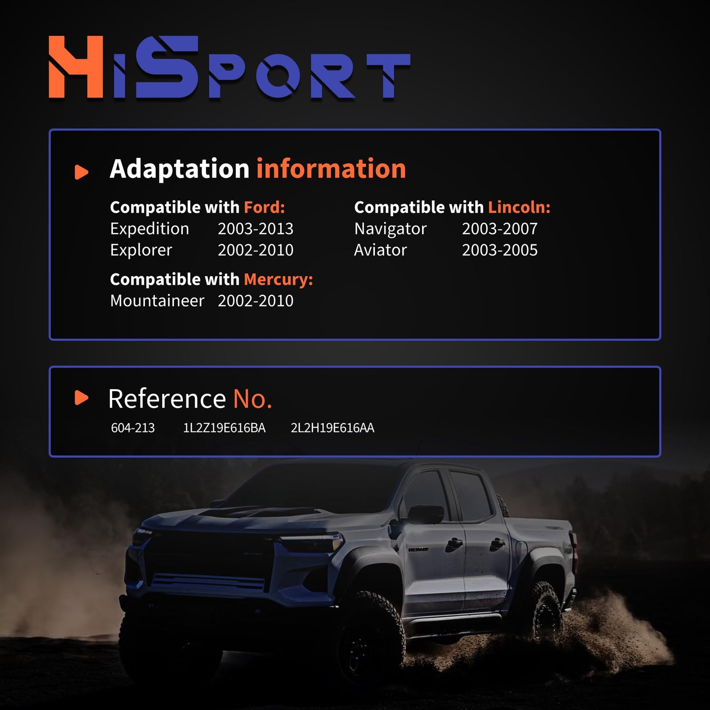 HiSport 604-213 HVAC Blend Door Actuator - Compatible with Ford Expedition Explorer Compatible with Mercury Mountaineer Compatible with Lincoln Navigator Aviator 2002-2013