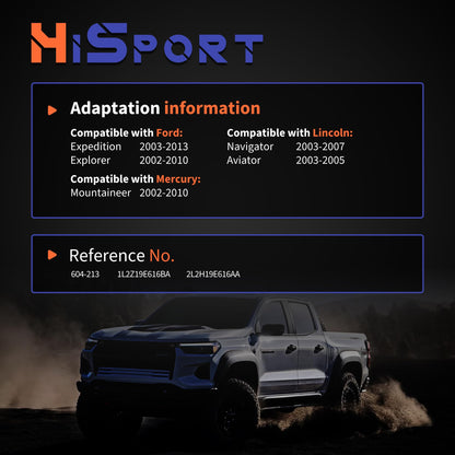 HiSport 604-213 HVAC Blend Door Actuator - Compatible with Ford Expedition Explorer Compatible with Mercury Mountaineer Compatible with Lincoln Navigator Aviator 2002-2013