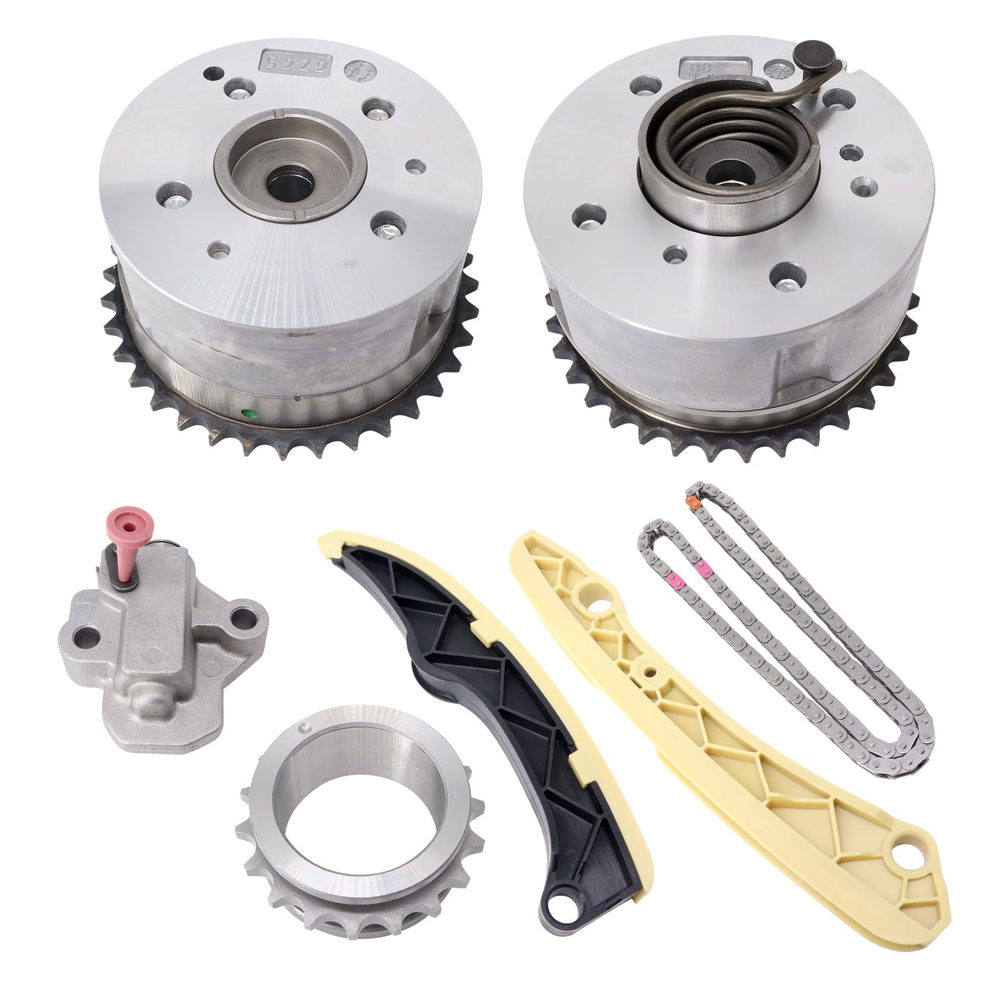 HiSport 243212B620 Timing Chain Kit with VVT Sprocket - Compatible with Hyundai Accent Elantra GT Kona Sonata Tucson Kia Forte Koup Forte5 Optima Rio Seltos Soul 2012-2021 1.6L