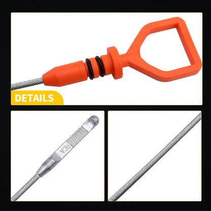 HiSport 15650RCAA02 Engine Oil Dipstick Compatible with Acura MDX 2003-2012,RDX 2013-2018,RL 2005-2012,RLX 2014-2019,TL,TLX,TSX,ZDX;Honda Accord,Accord Crosstour,Crosstour,Odyssey,Pilot,Ridgelin