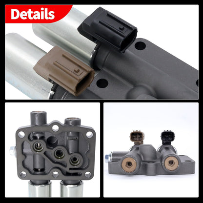 HiSport 28250-P6H-024 Transmission Dual Linear Shift Solenoid with Gasket Compatible with Honda Accord 1998-2002 4 Cyl, Odyssey 1998-2006, Pilot 2003-2007, Prelude 1997-2001, Acura CL TL MDX