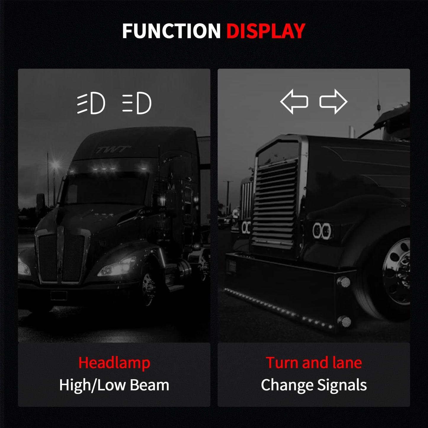 HiSport Turn Signal Switch with 8 Wire Fit for Peterbilt 379 330 337 365 367 384 385 Replace P271067, P27-6221,P276221, TRW 480791 TRW480791 20548AA A0613-002-00