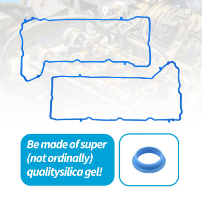 HiSport VS50805R Valve Cover Gasket Seal - Compatible with Dodge Charger Challenger Chrysler 200 300 Town & Country Durango Grand Caravan Cherokee Wrangler Ram 1500 3.2L 3.6L