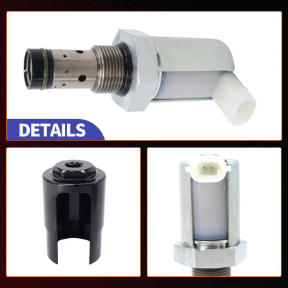 HiSport 6.0L IPR Valve with Socket Tool - Compatible with Ford E-350 E-450 F-250 F-350 F-450 F-550 Super Duty Excursion 6.0L 2005-2010 - Replace 5C3Z9C968CA