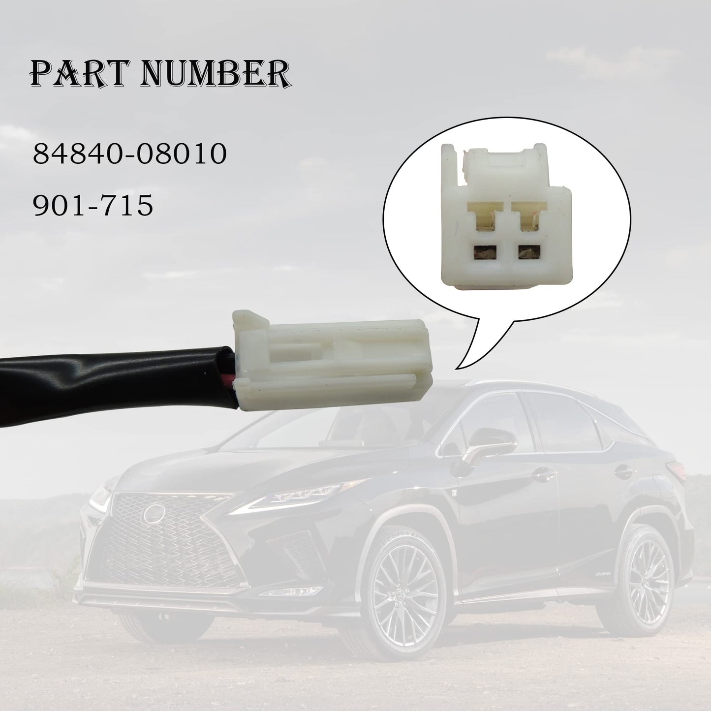 HiSport Trunk Liftgate Release Switch 901-715 - Compatible with 2004-2012 Lexus 2005-2010 Scion tC 2004-2010 Toyota Sienna Replaces 8484008010