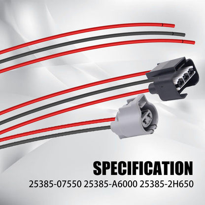 HiSport Cooling Fan Resistor Wiring Harness Connector 25385-07550 - Compatible with Hyundai Sonata Elantra GT Elantra Coupe Compatible with Kia Optima Soul Forte Koup Forte5 2011-2017