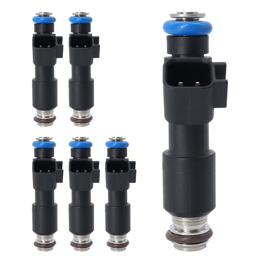 HiSport Fuel Injectors 12616382 6 PCS Compatible with Chevrolet Colorado 2WD 4WD 2009-2012,GMC Canyon 2WD 4WD 2009-2011,Hummer H3 SUV 2009-2010, H3T 2009-2010, 3.7L 2.9L