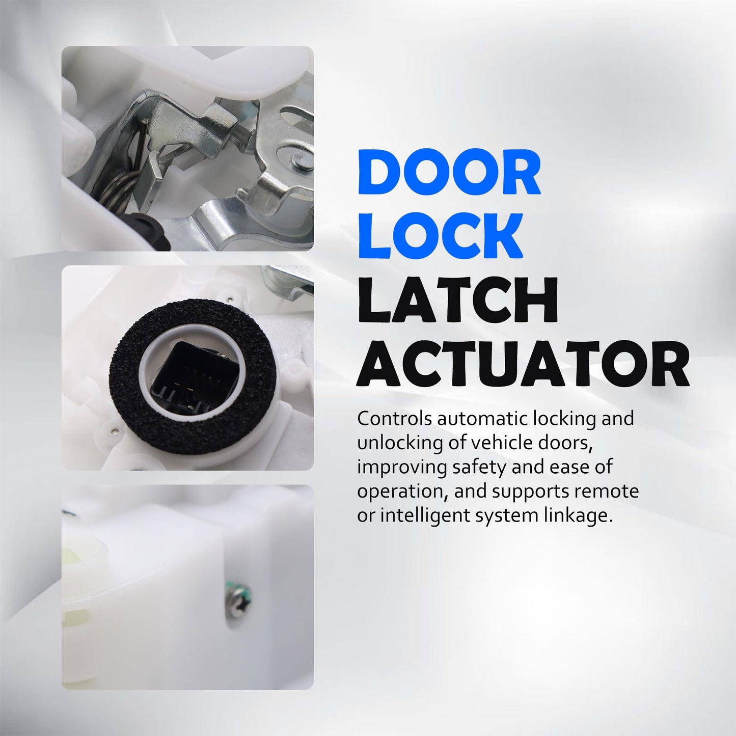 HiSport Door Latch Lock Actuator Rear Right Passenger Side 72610-SWA-A01 Compatible with Honda CRV CR-V 2007 2008 2009 2010 2011, L4 2.4L, Sport Utility, 72610SWAA01 DLA1006