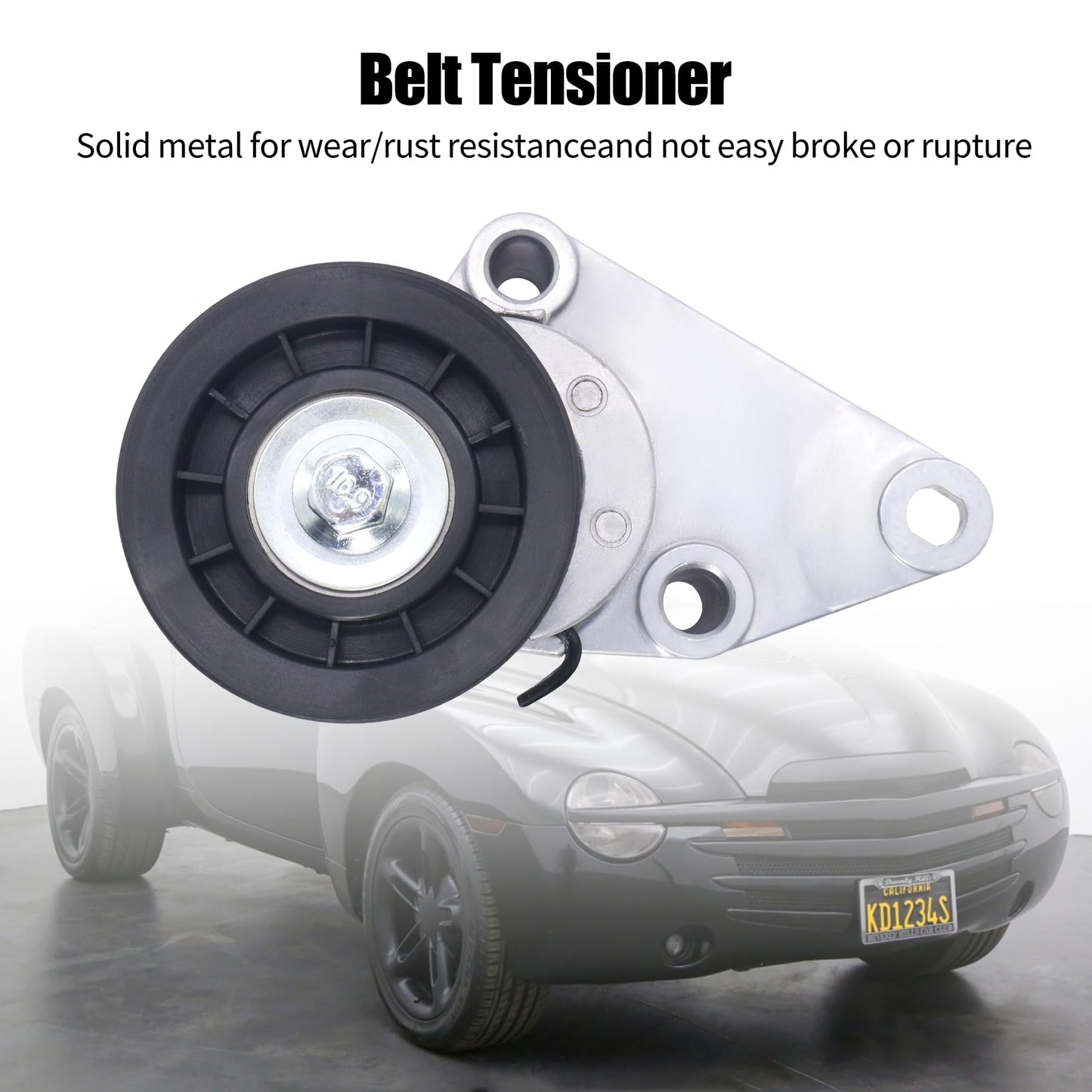 HiSport 38158 Belt Tensioner Compatible with Buick Rainier, Cadillac Escalade, Chevrolet Avalanche Express 1500 2500 3500 Suburban Tahoe, GMC Envoy Savana Sierra, Hummer H2, Isuzu NPR, Saab 9-7X