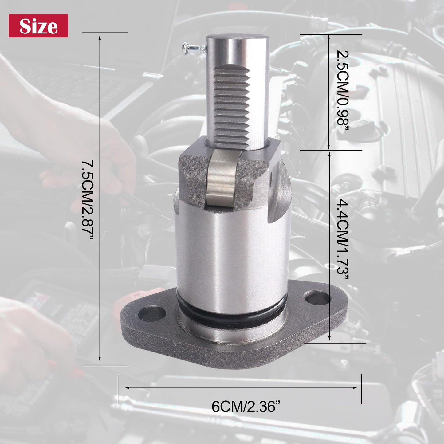 HiSport 13540-0D010 Cam Chain Tensioner Compatible with Chevrolet Prizm 1999 2000 2001 2002;Pontiac Vibe 2003-2008;Toyota Celica 2000-2005,Corolla 1999-2008,Matrix 2003-2008,MR2 Spyder 2000 2001-2005