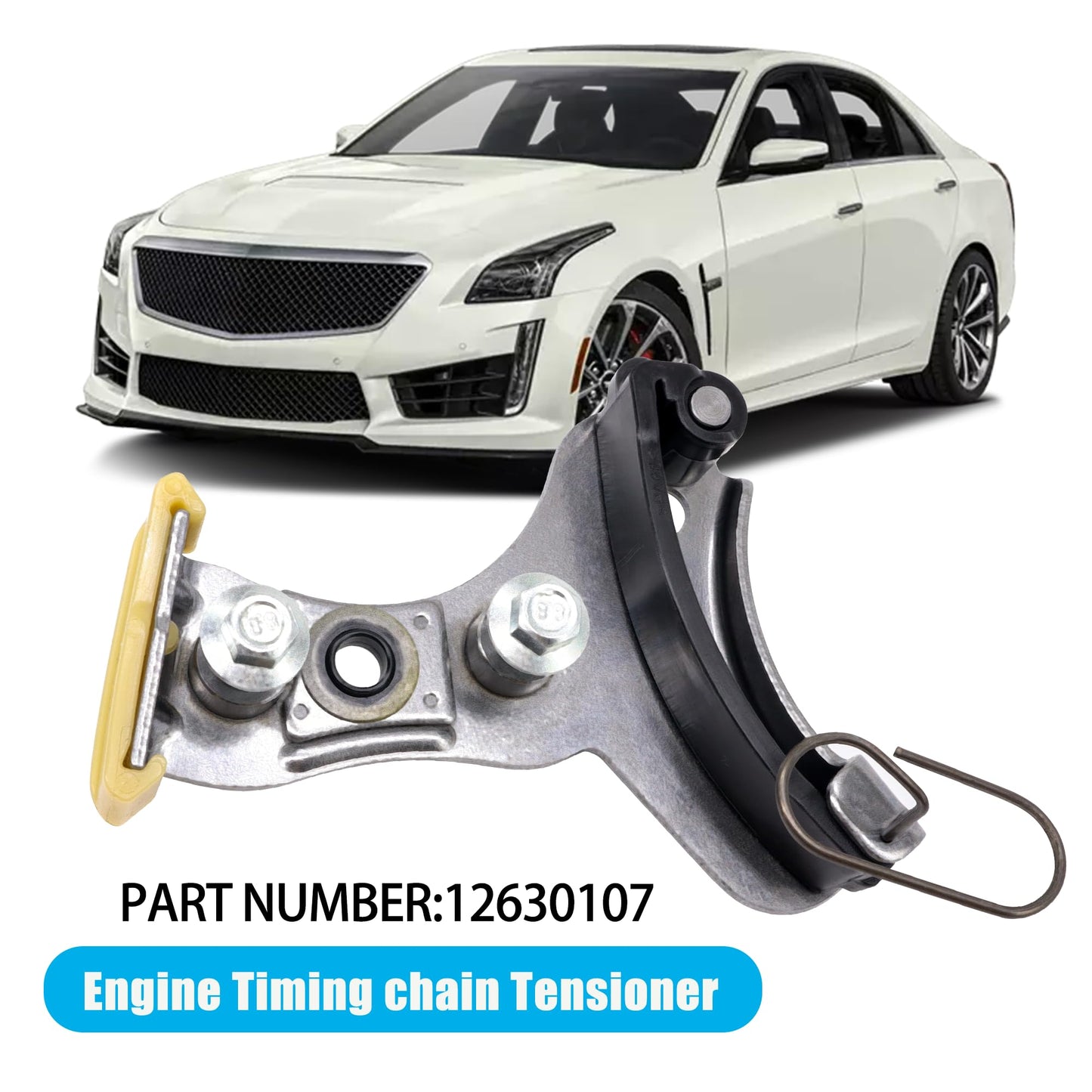 HiSport 12630107 Timing Chain Tensioner Kit - Compatible with Chevrolet GMC Cadillac CTS ESCALADE CAMARO CORVETTE EXPRESS 2500 3500 4500 2014-2023