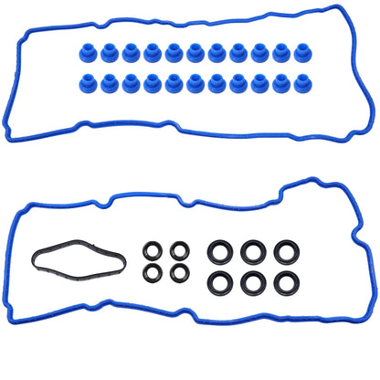 HiSport Engine Valve Cover Gasket Set - Compatible with Ford Explorer 3.3L 2020 | F-150 3.3L 2018-2020 3.5L 2011-2012 | Police Interceptor Utility 3.3L 2020 - Replace VS50814R1