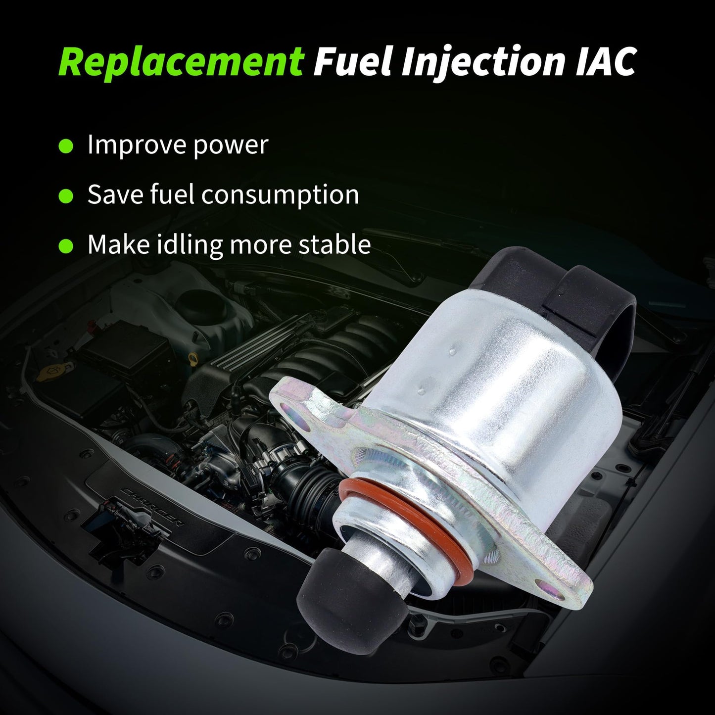 HiSport Fuel Injection Idle Air Control Valve Compatible with Cadillac Escalade,Chevrolet Chevy Astro Blazer,GMC Sierra 1500 Sierra 1500 Classic Sonoma Yukon,Isuzu Hombre,Oldsmobile Bravada 17113209