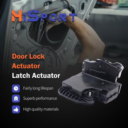 HiSport Rear Left Driver Door Lock Latch Actuator 13597802 Compatible with Chevrolet Cadillac GMC Buick Envision ATS CTS Escalade ESV Suburban Sierra Silverado 1500 2500 3500 HD Yukon XL