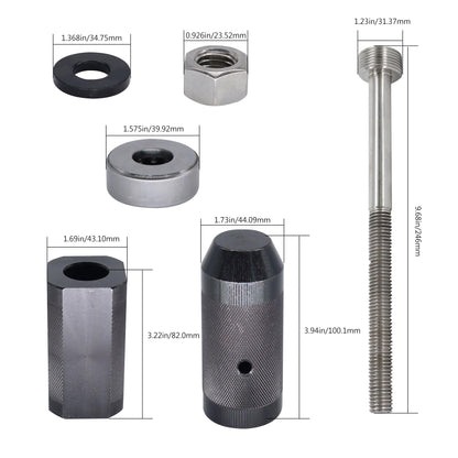 HiSport 9U-6891 Injector Sleeve Cup Remover & Installer Tool Set - Include Driver Cap / 9U6877 Thrust Bearing / 221-9778 Puller Stud 4K-0367 Nut - Full / 5P-8247 Hard Washer /128-7889 Puller Bridge