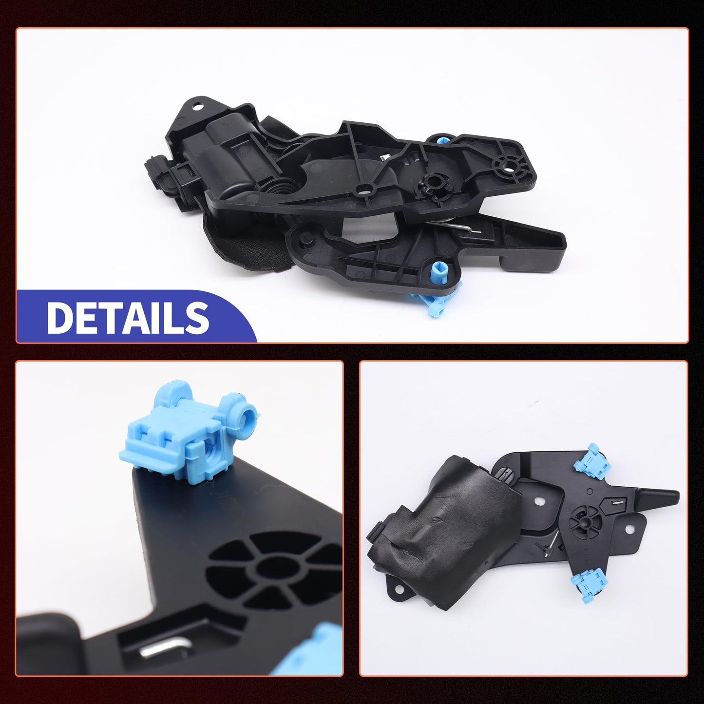 HiSport Rear Gate Powered Tailgate Lock Actuator GC3Z-9943170-E Compatible with Ford F150 F250 F350 2017-2021 Replaces GC3Z-9943170-A FL3Z-9943170-C GC3Z-9943170-B