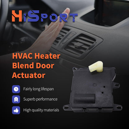 HiSport 604-208 HVAC Heater Blend Door Actuator - Compatible with Ford Crown Victoria 1993-2011 Mercury Marauder 2003-2004 Replaces 604208 F7AZ19E616AA