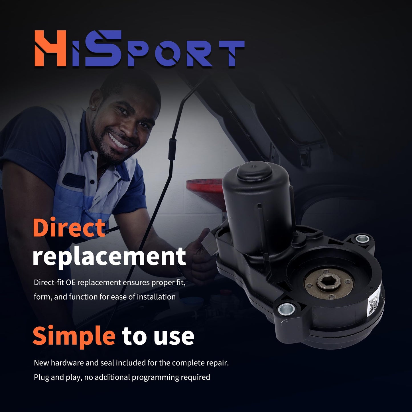 HiSport KA0G-26-8EXA Parking Brake Actuator - Compatible with Mazda CX-5 2013-2024 CX-9 2016-2023 - Replace KA0G-26-8EX