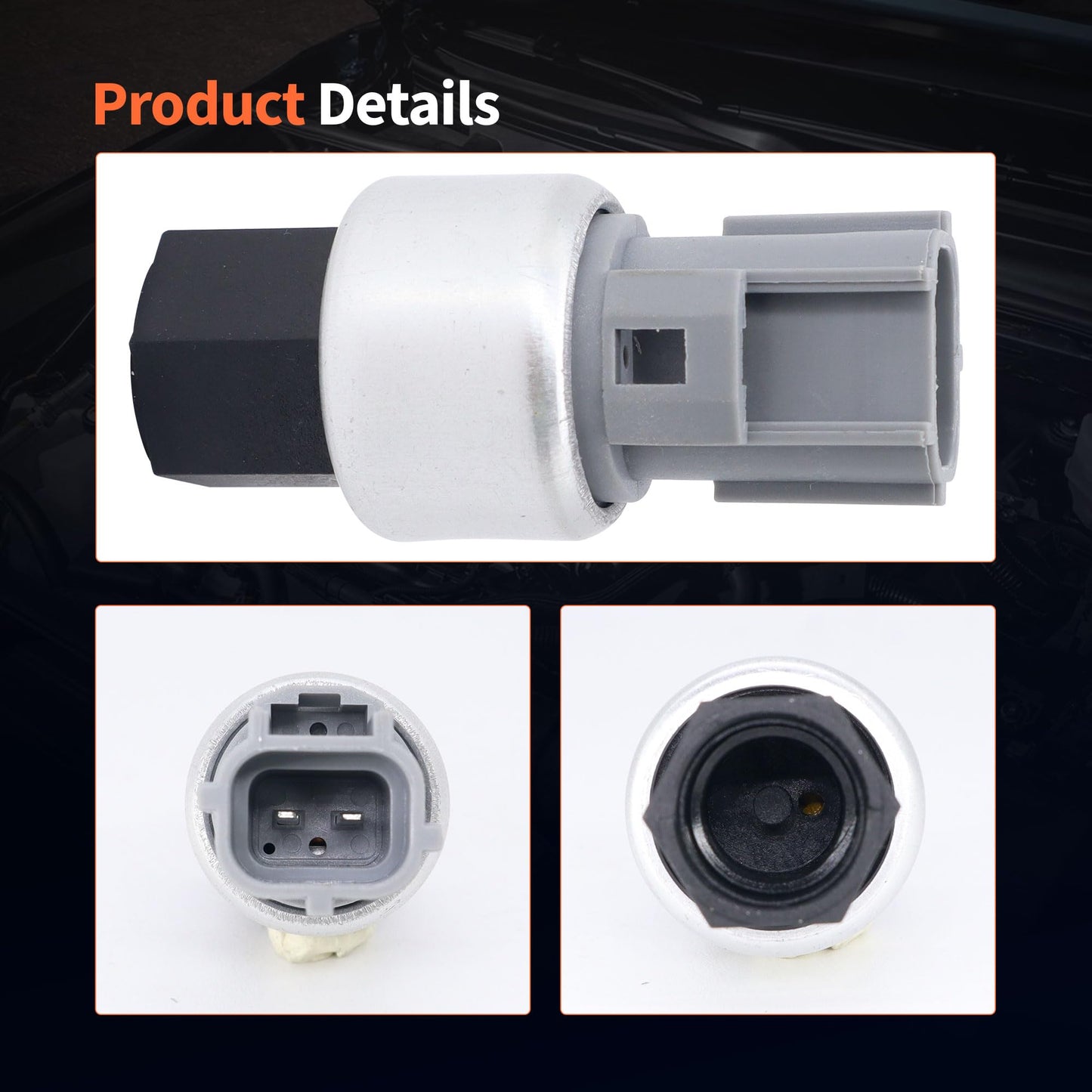 HiSport A/C Clutch Cycle Switch - Compatible with Dodge B1500 Dakota Neon Ramcharger Jeep Cherokee Grand Cherokee Chrysler Pt Cruiser Replaces SW 11097C