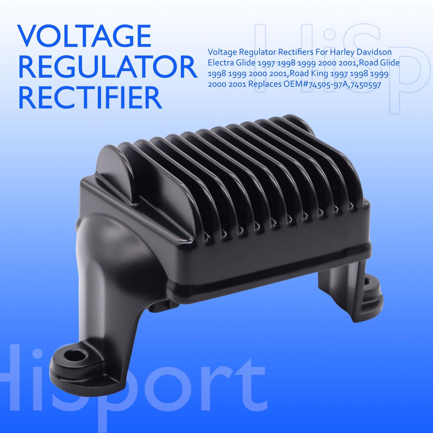HiSport Voltage Regulator Rectifiers Compatible with Harley Davidson Replaces 74505-09 74505-09a