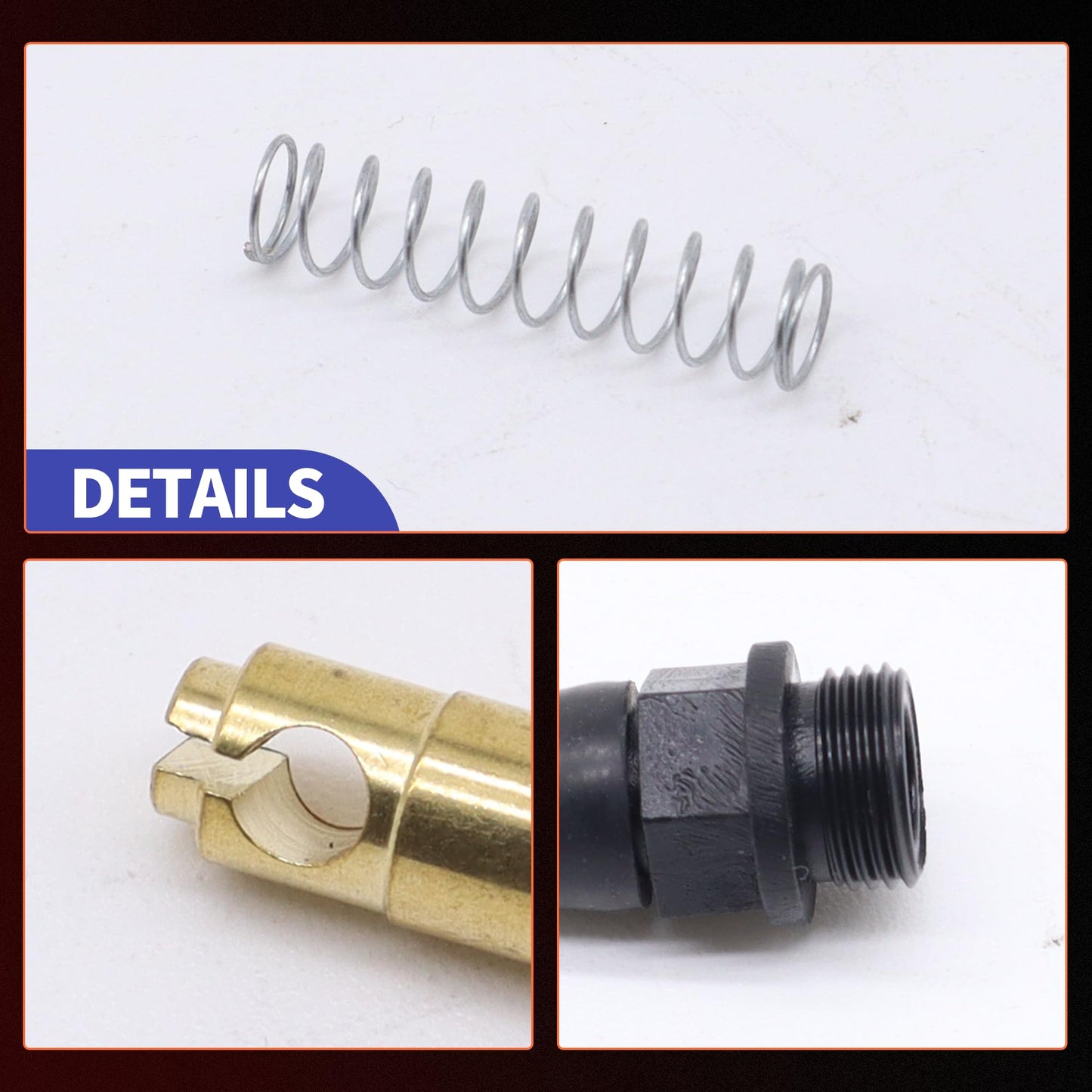 HiSport Carburetor Choke Starter Plunger Repair Kit - Compatible with Yamaha YFM350 YFM400 YFM660 YXR660 2004-2012