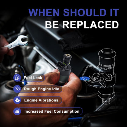 HiSport 8 Fuel Injectors Compatible with GMC Chevrolet C2500,C2500 Suburban,C3500, C3500HD,C6500 Kodiak, C7500 Kodiak,K2500, K3500,Express 3500,Savana 3500,7.4L V8 Replace 17113221