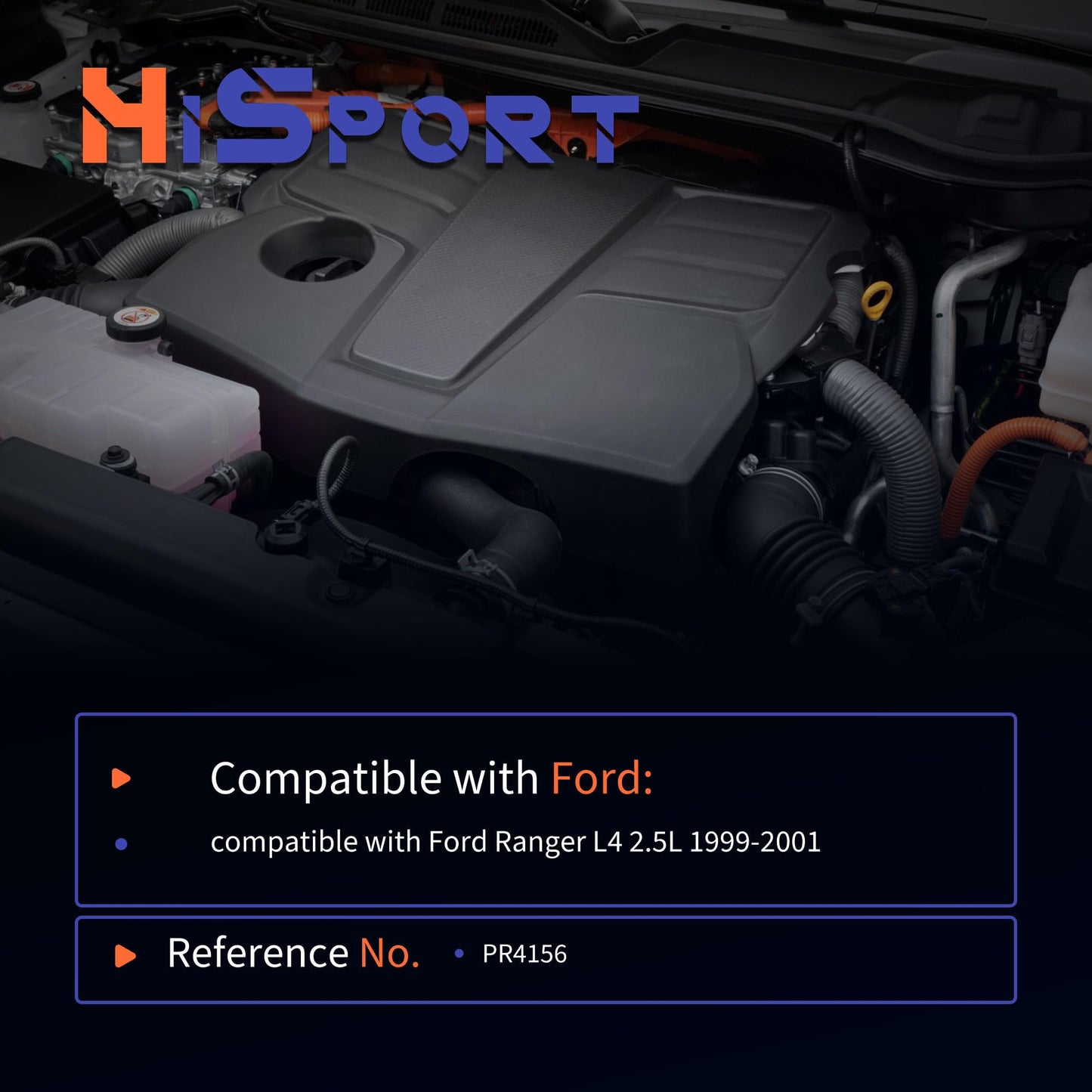 HiSport Fuel Pressure Regulator Auto Parts - Compatible with Ford Ranger 1999 2000 2001 2.5L Replacement for PR4156 F87Z-9F775-AA 47776261 FPD85