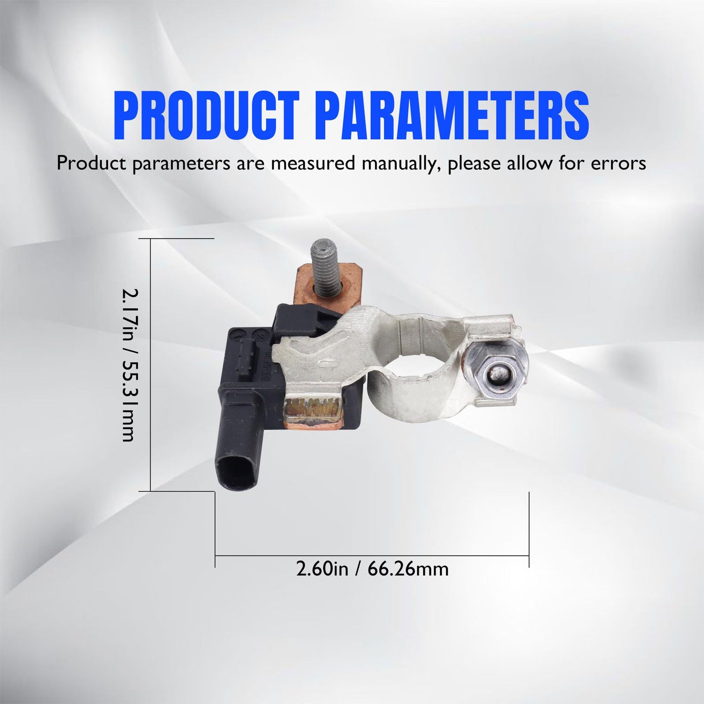 HiSport Battery Sensor - Compatible with Buick Cadillac Chevy GMC 2018 2019 2020 2021 2022 2023 - Replace 13545953 13526053