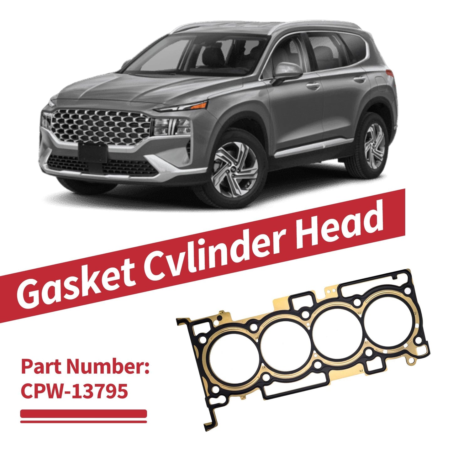 HiSport Engine Head Gasket Set Compatible with Hyundai Elantra 2011 2012 2013 Elantra GT 2013 Kia Forte 2014 Soul 2012-2013 HS26561PT