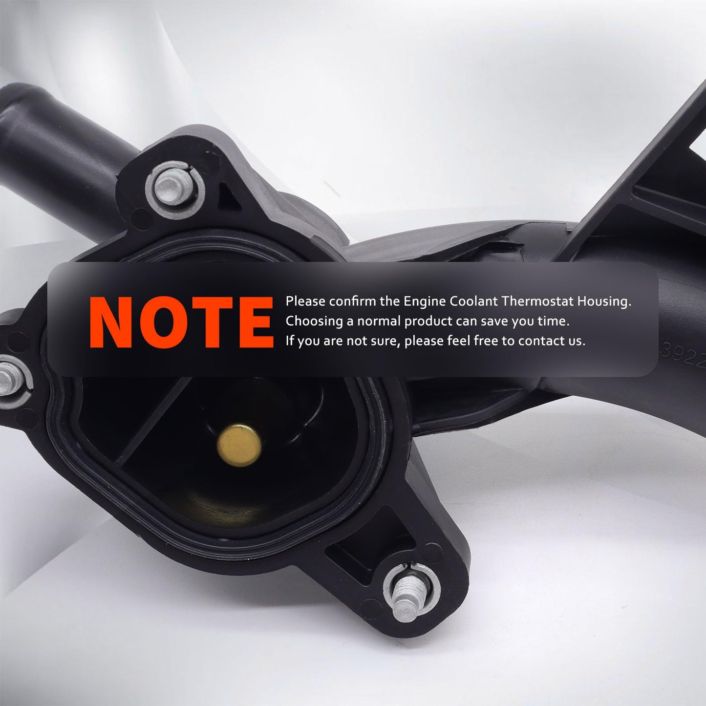 HiSport Engine Coolant Housing Water Outlet w/Sensor - Compatible with Buick Encore Chevy Cruze Sonic Trax Replace 25193922