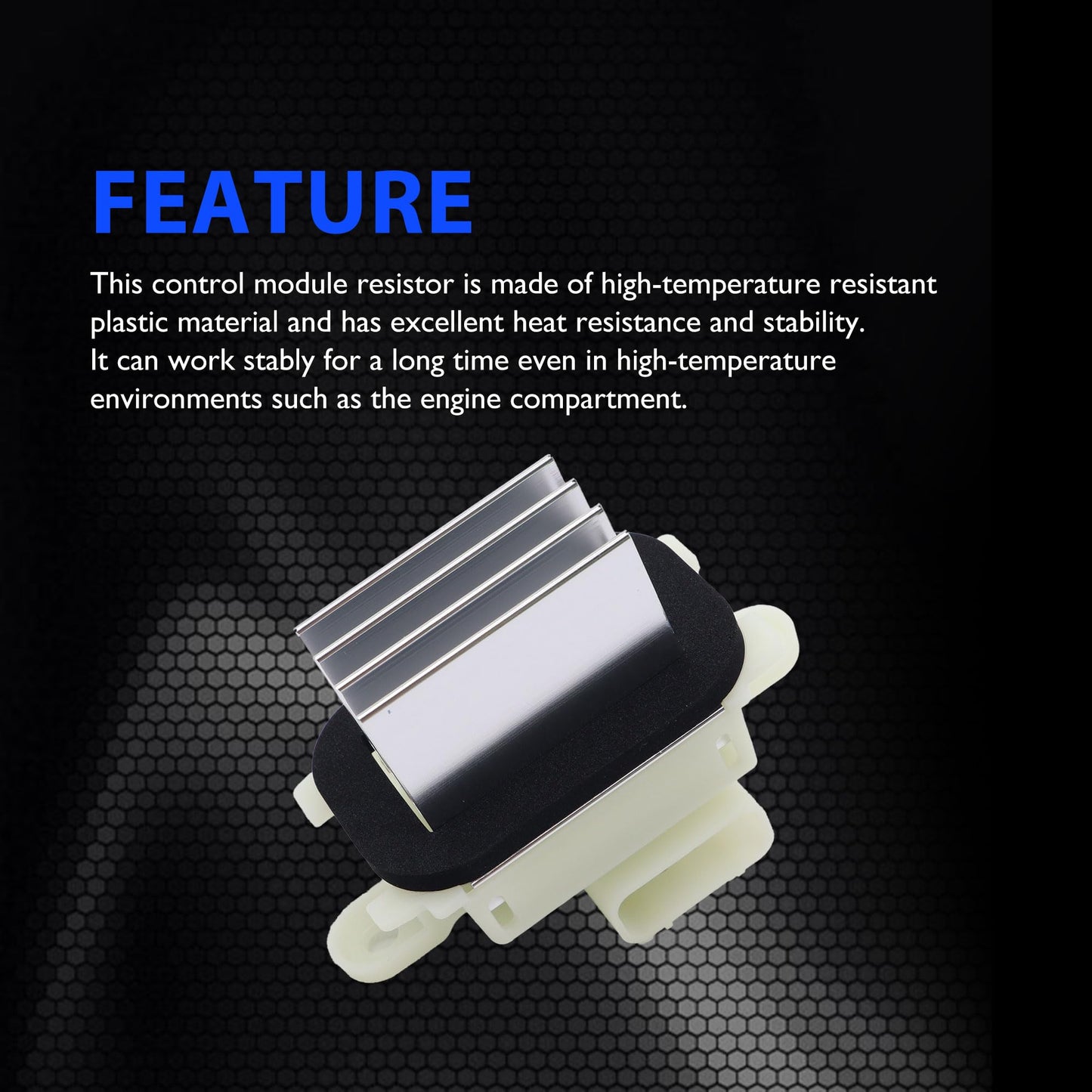 HiSport HVAC Blower Motor Control Module Resistor YH-1829 BL3Z-19E624-A Compatible with Ford F150 2009-2014, Expedition 2009-2014, Replacement for Lincoln Navigator 2009-2017 Auto Temp Control