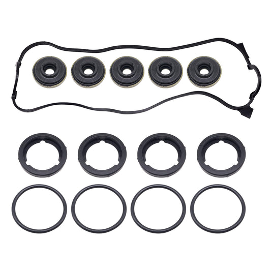 HiSport Engine Valve Cover Gasket Set - Compatible with Honda 1990-1997 Accord 2.2L 1995-1997 Odyssey 2.2L 1992-1996 Prelude 2.2L Compatible with Isuzu 1996-1997 Oasis 2.2L- Replace VS50365R