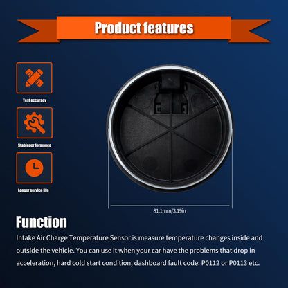 Hisport ABS Wheel Speed Sensor 58980F9000 Rear Driver and Passenger Side - Compatible with Hyundai Accent 2019-2021 Kia Rio 2019-2020