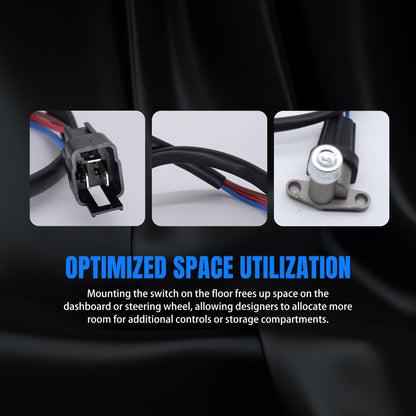 HiSport Floor Mounted Headlight Dimmer Switch Compatible with Navistar International 5000 9100 9200 9300 9400 9900 9100i 9200i 1996-1999 Headlamp Button Replace 452187C2