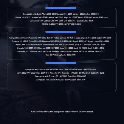 HiSport Battery Current Sensor - Compatible with Buick Cadillac Chevy GMC Pontiac Saturn 2005-2023 - Replace 13505369 13502261
