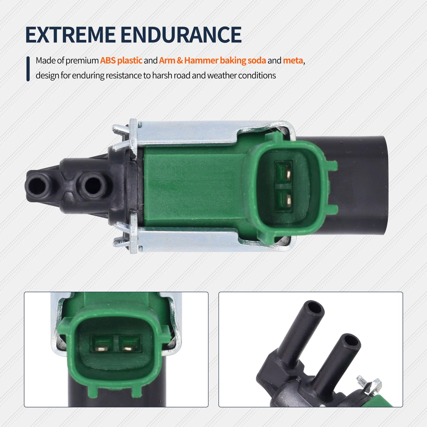 HiSport 14956-31U1A EGR Valve Control Solenoid Switch - Compatible with Nissan Xterra Altima Frontier Maxima Quest Sentra 200SX 240SX Infiniti I30 - Replaces K5T46597 K5T46581 K5T46586 K5T46588