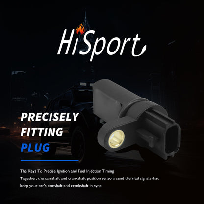 HiSport 23731EA20C Crankshaft Position Sensor Compatible with Nissan Frontier 2005-2020 NV1500 2500 3500 2012-2015 Pathfinder 2005-2012 Xterra 2005-2015 Suzuki Equator Replace 23731EA20A 23731EA20D