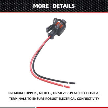 HiSport S1024 Engine Coolant Temperature Sensor Connector Compatible with Buick, Cadillac, Chevrolet Chevy, GMC, Hyundai, Kia, Pontiac, Porsche, Saab, Saturn, Suzuki