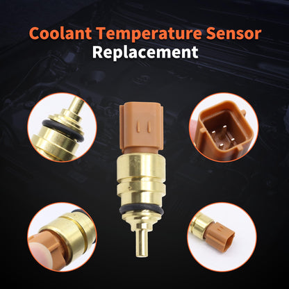 HiSport 39220-38010 Engine Coolant Temperature Sensor - Compatible with Dodge Hyundai Kia Replaces 3922038010